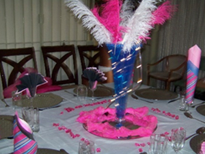Cake Table & Guest Table Settings