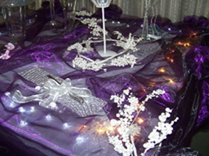 Cake Table & Guest Table Settings