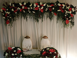 Fresh Flower Backdrop